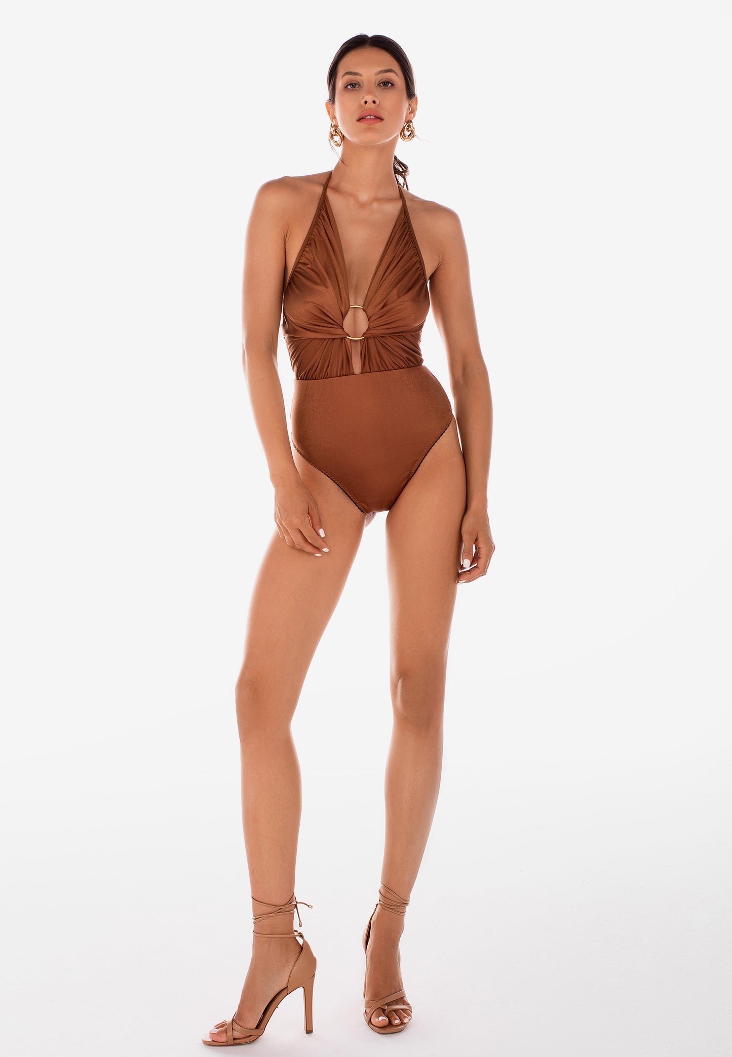 AZRA BODYSUIT COGNAC