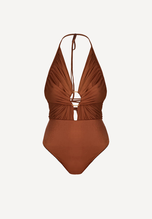 AZRA BODYSUIT COGNAC