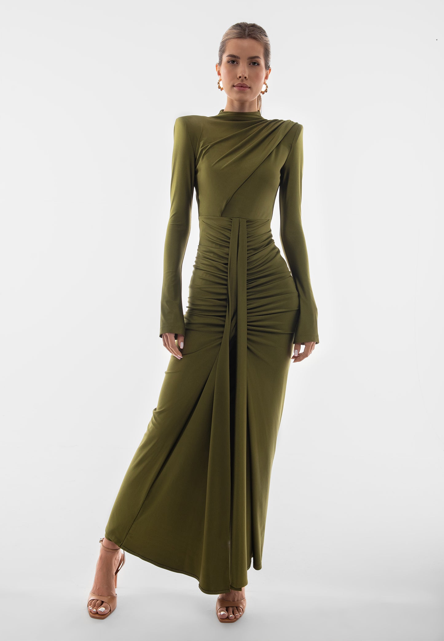 ALISE DRESS OLIVE