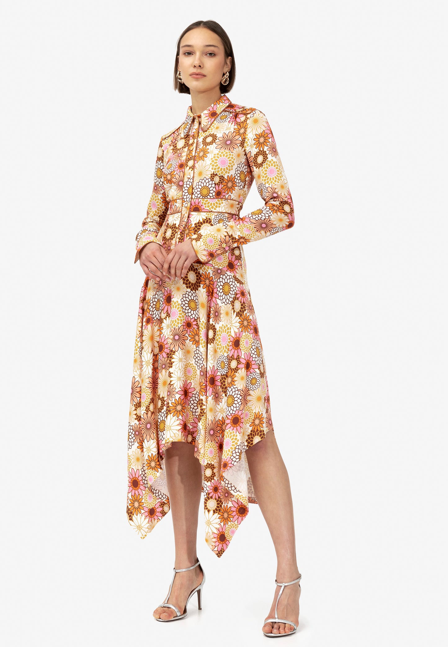 FLOWER DRESS ORANGE