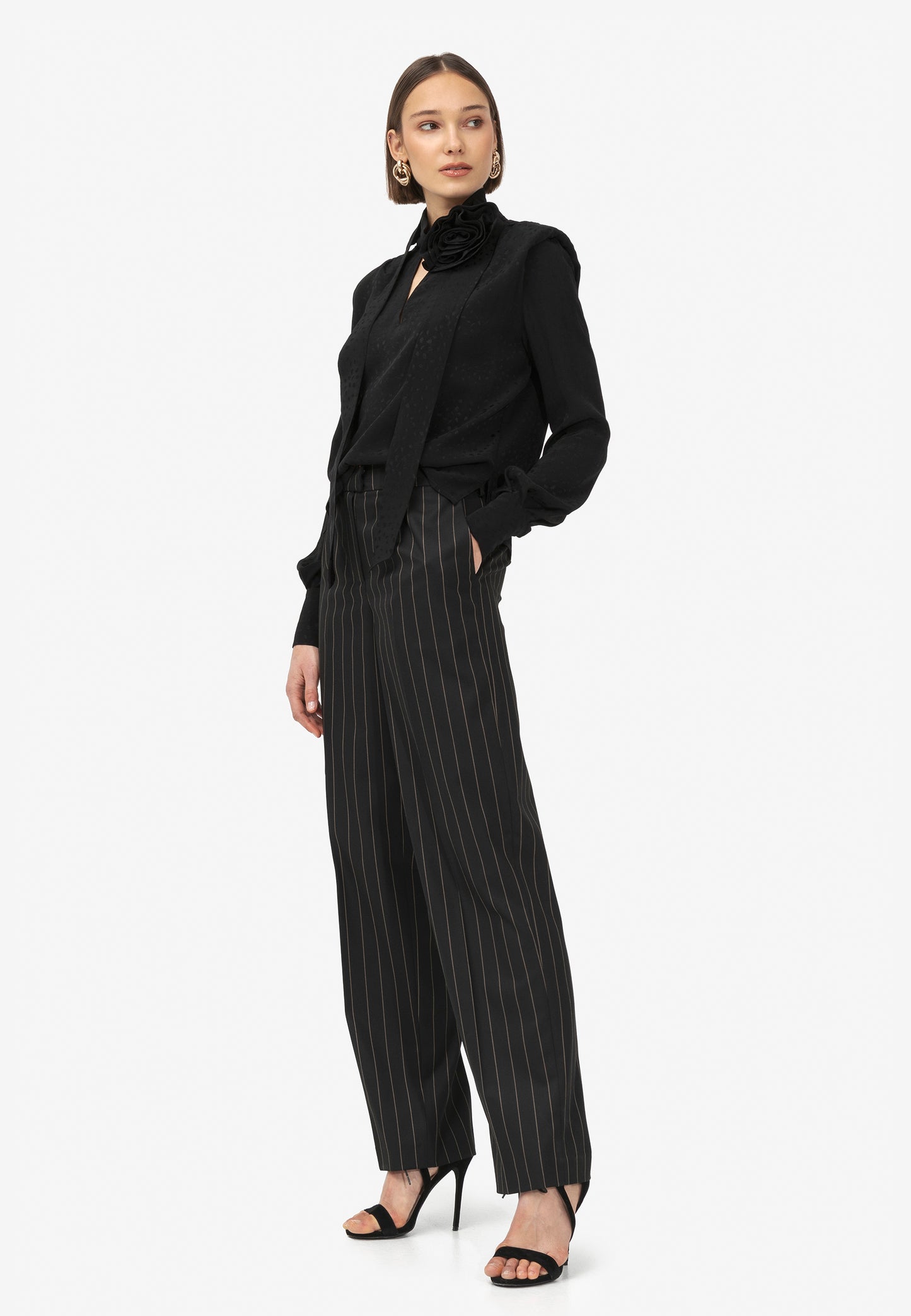 MORIS BLOUSE BLACK