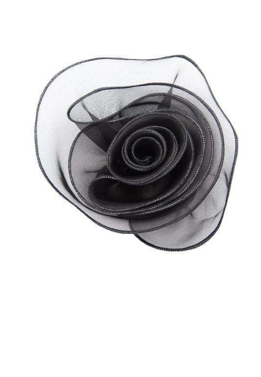 ROSE ORGANZA BROOCH