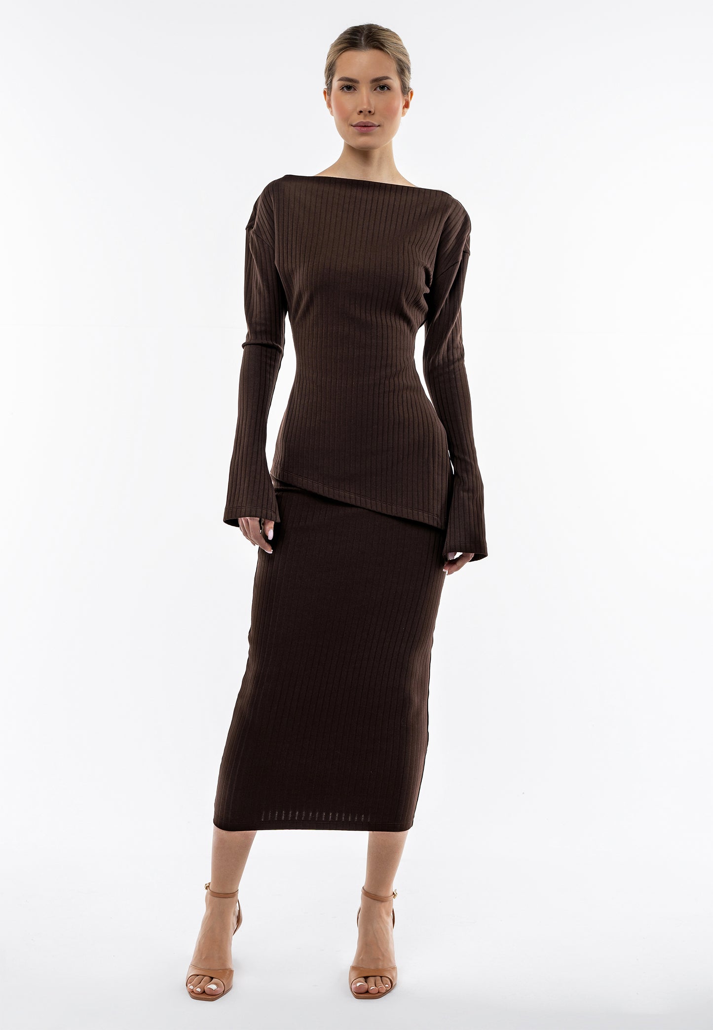 SASHA SKIRT CHOCOLATE