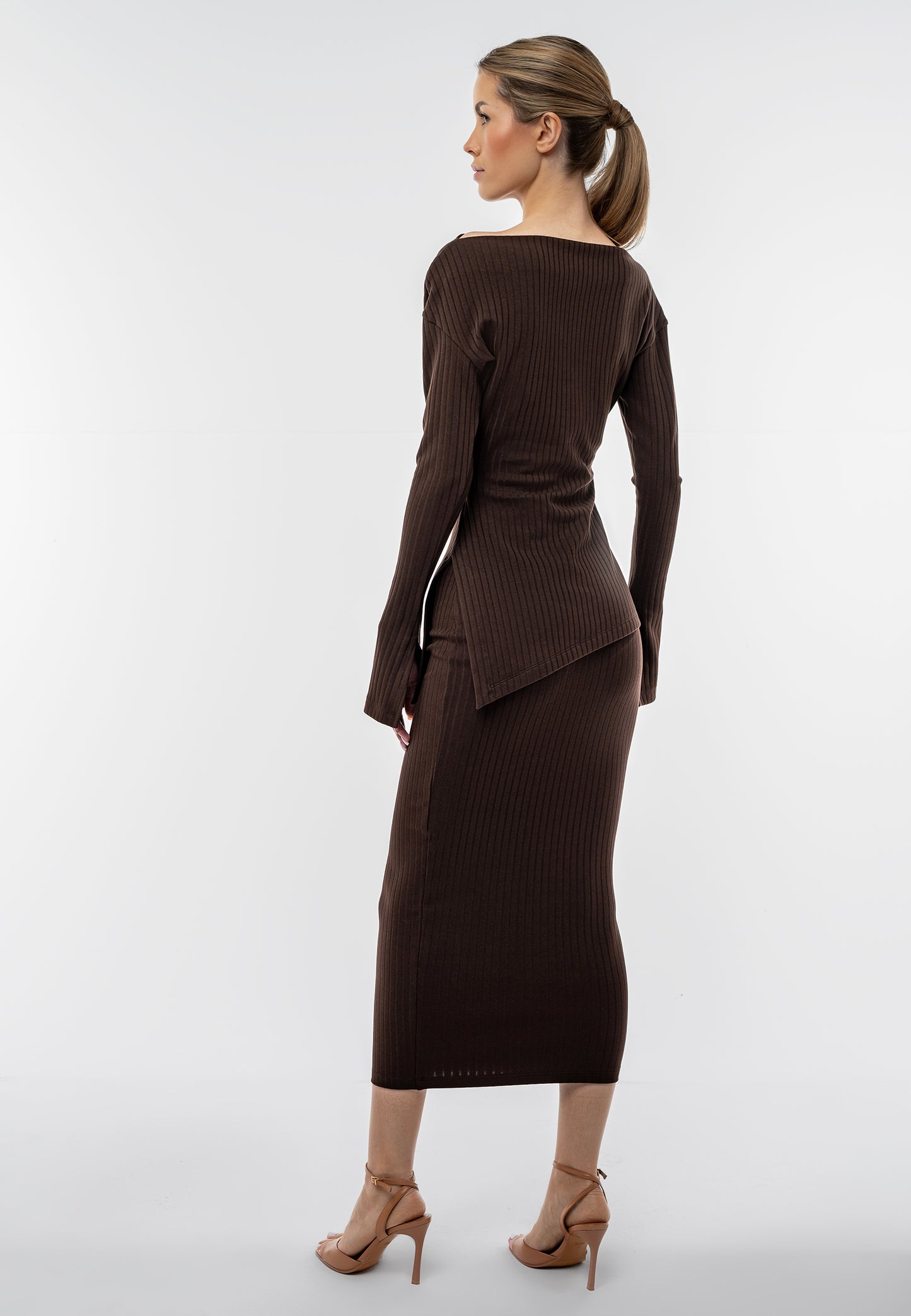 SASHA SKIRT CHOCOLATE