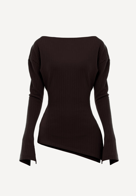 SASHA TOP CHOCOLATE