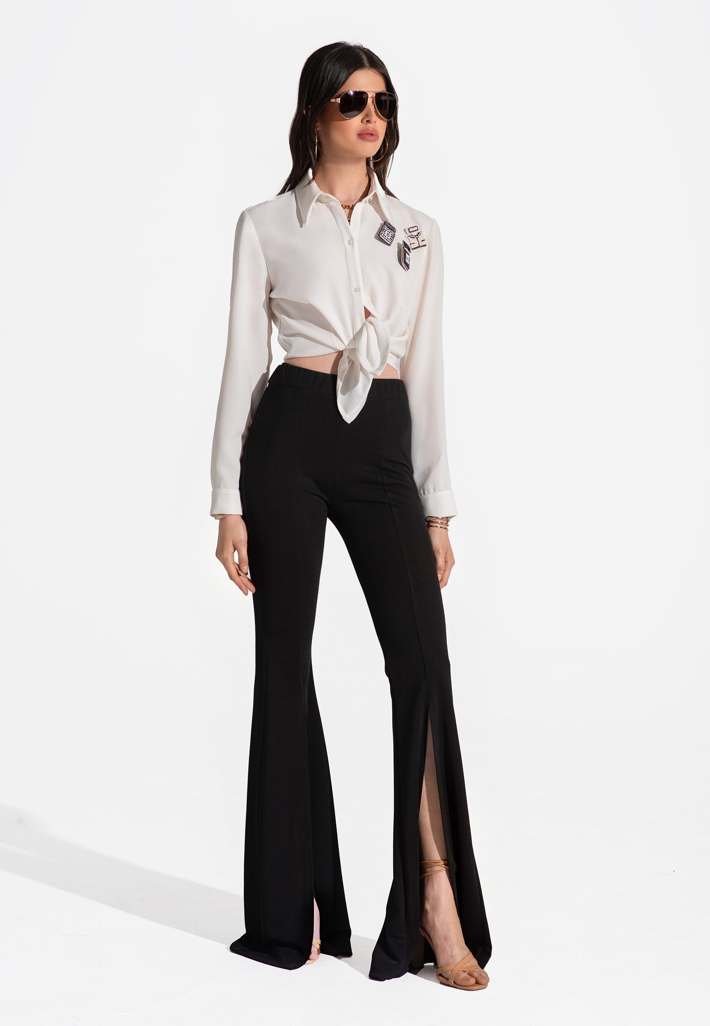 WIDE SLIT LEGGINGS