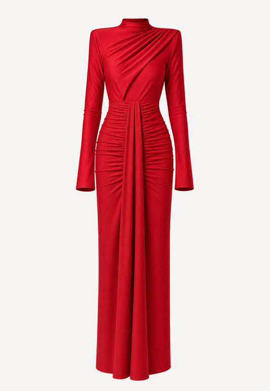 ALISE DRESS RED
