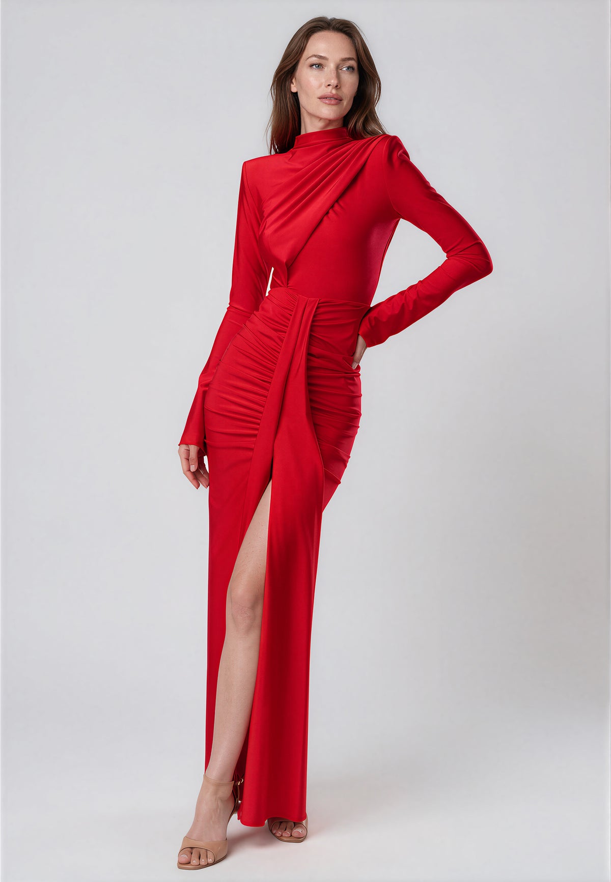 ALISE DRESS RED