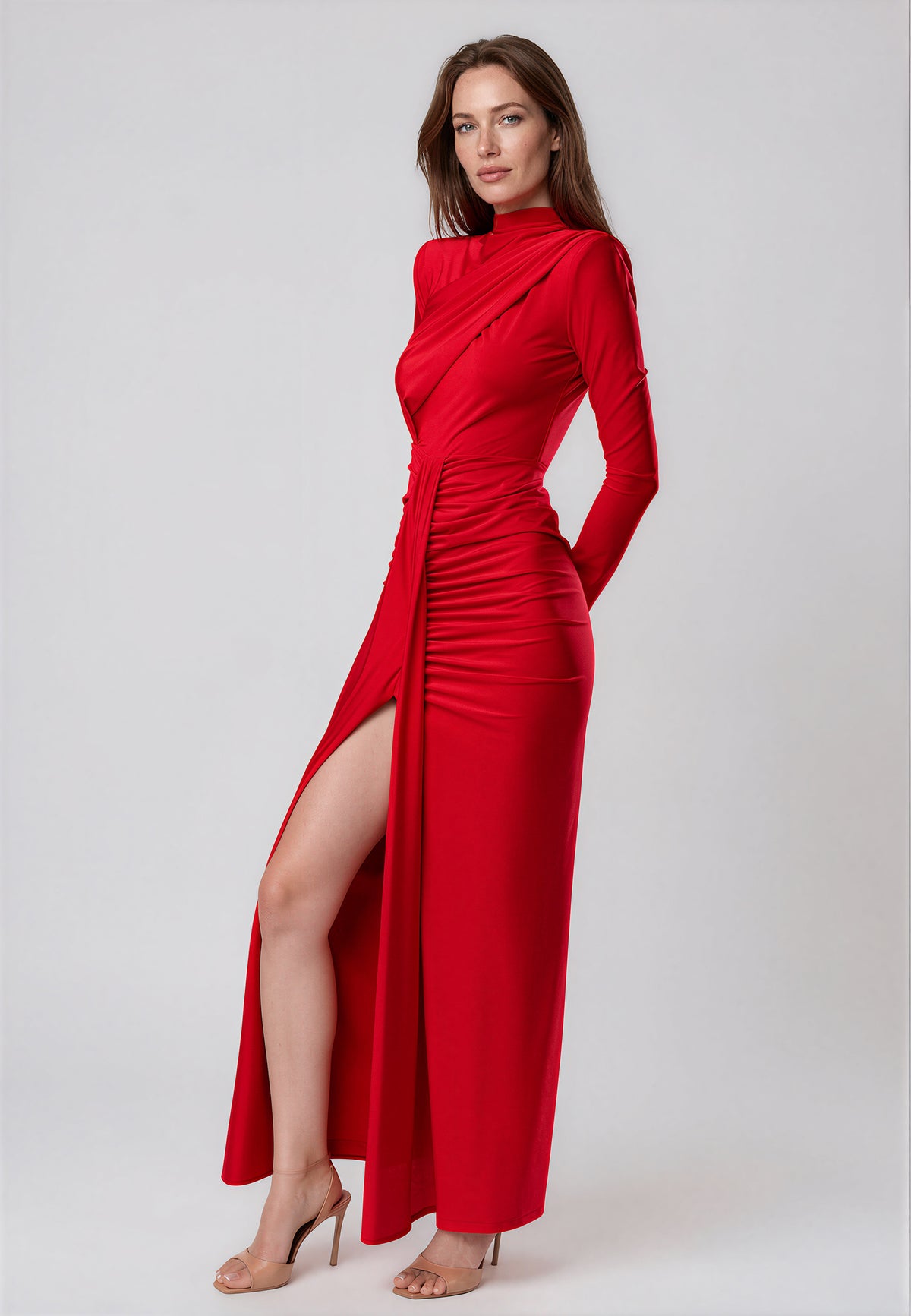 ALISE DRESS RED