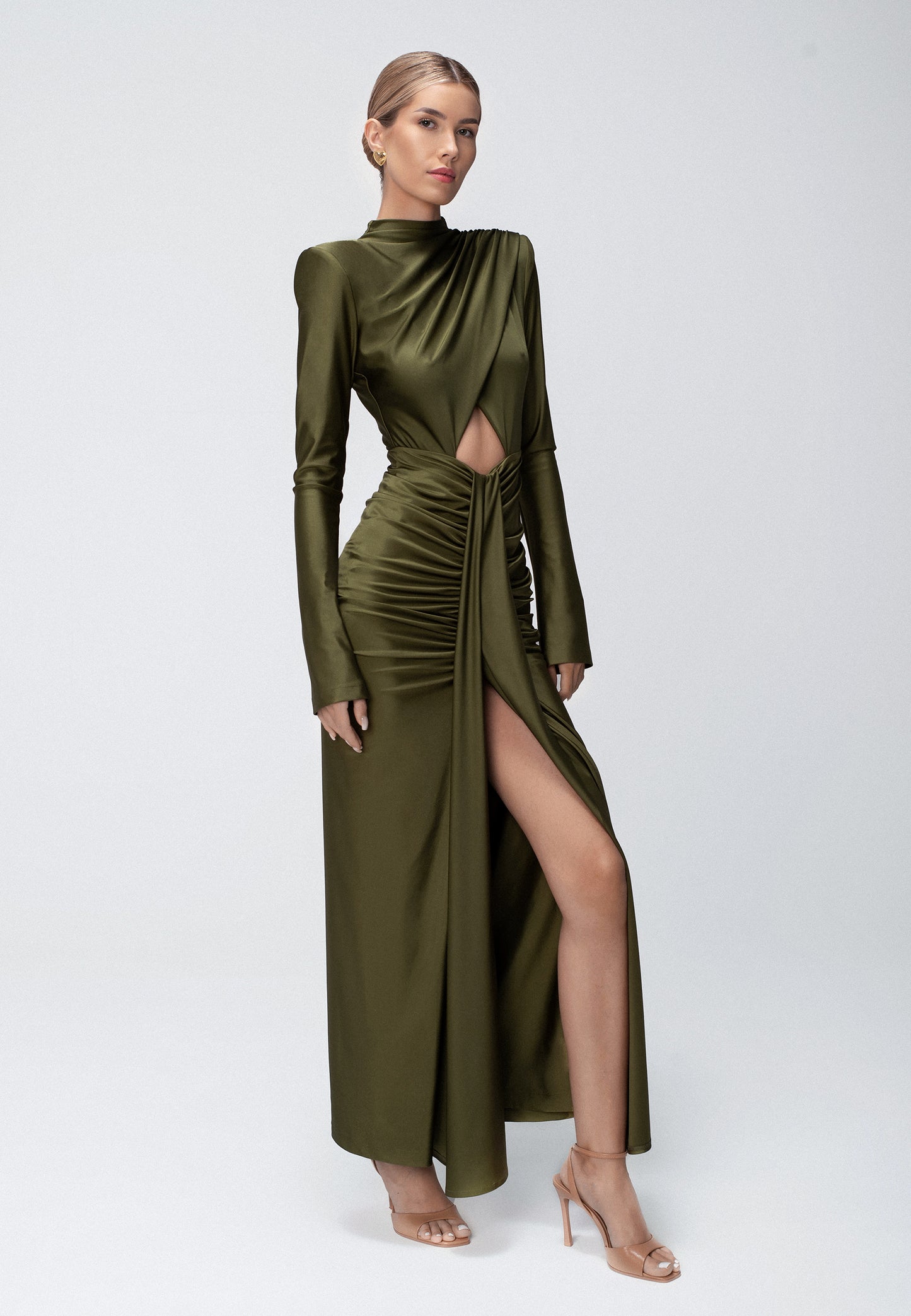 AGATHE DRESS OLIVE