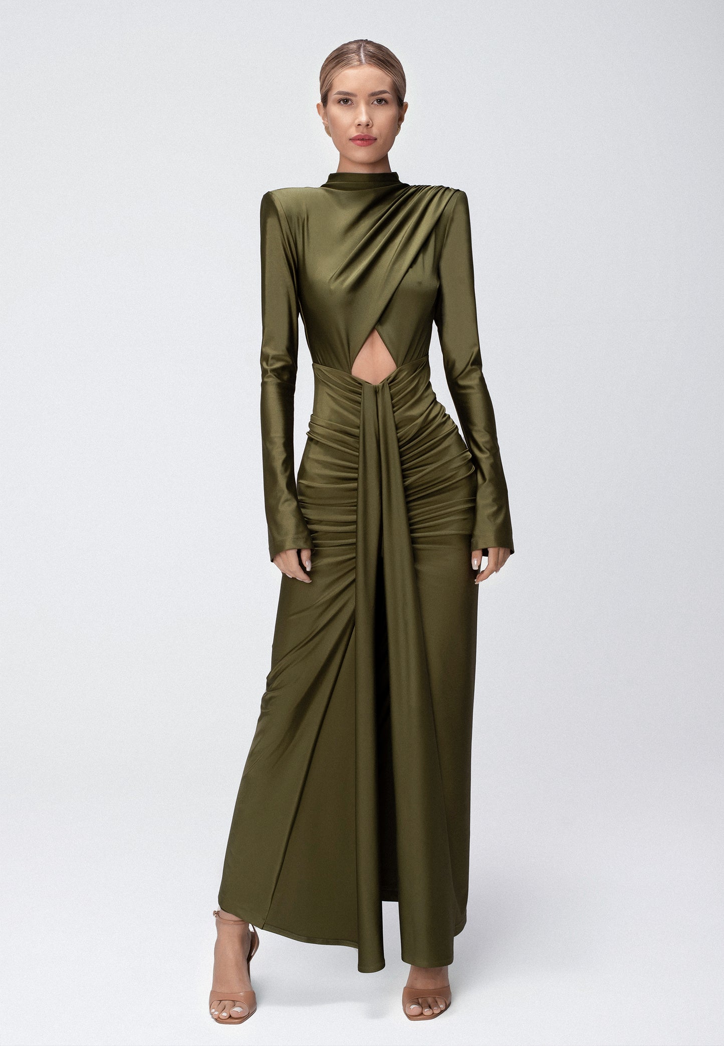 AGATHE DRESS OLIVE