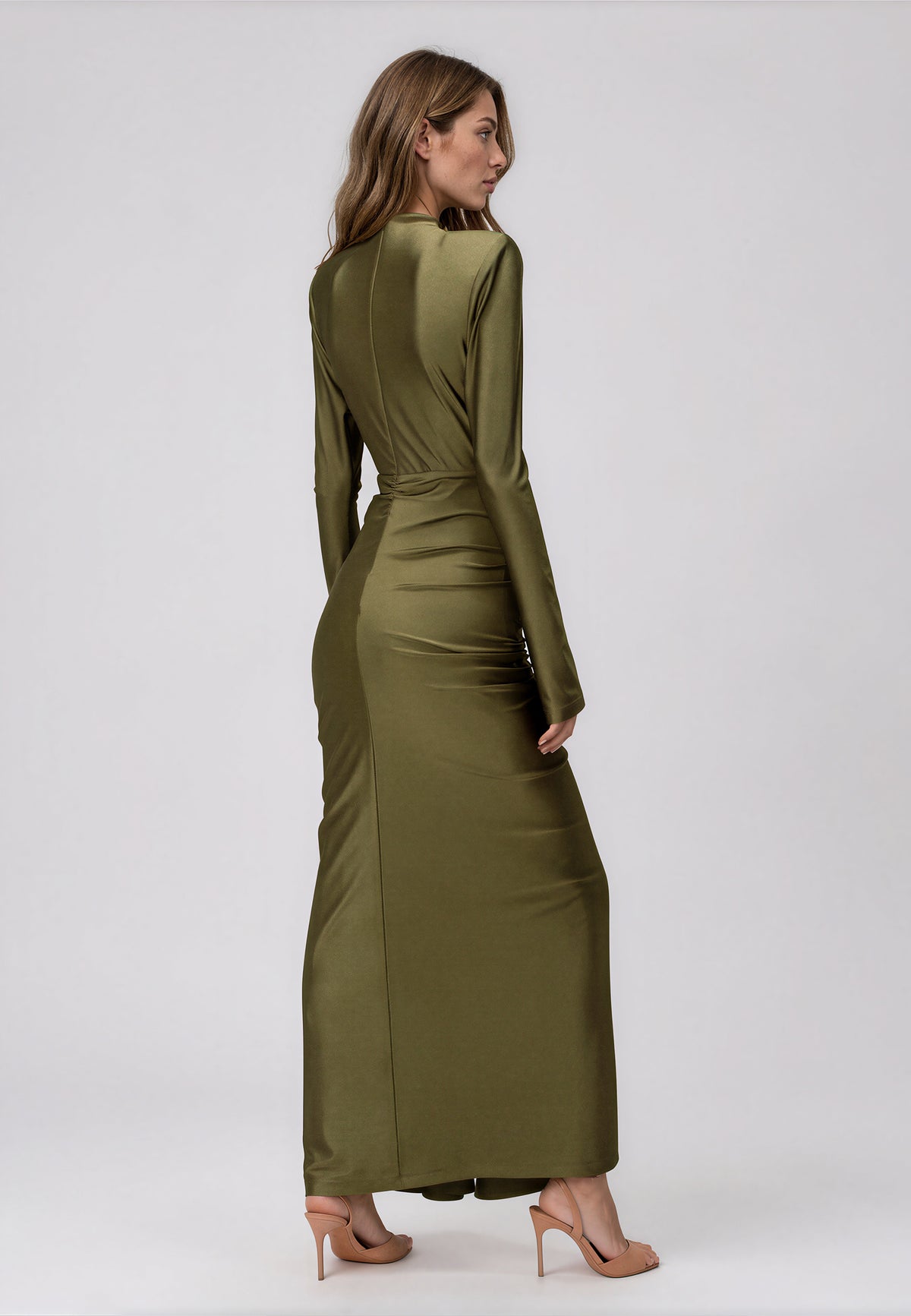 AGATHE DRESS OLIVE