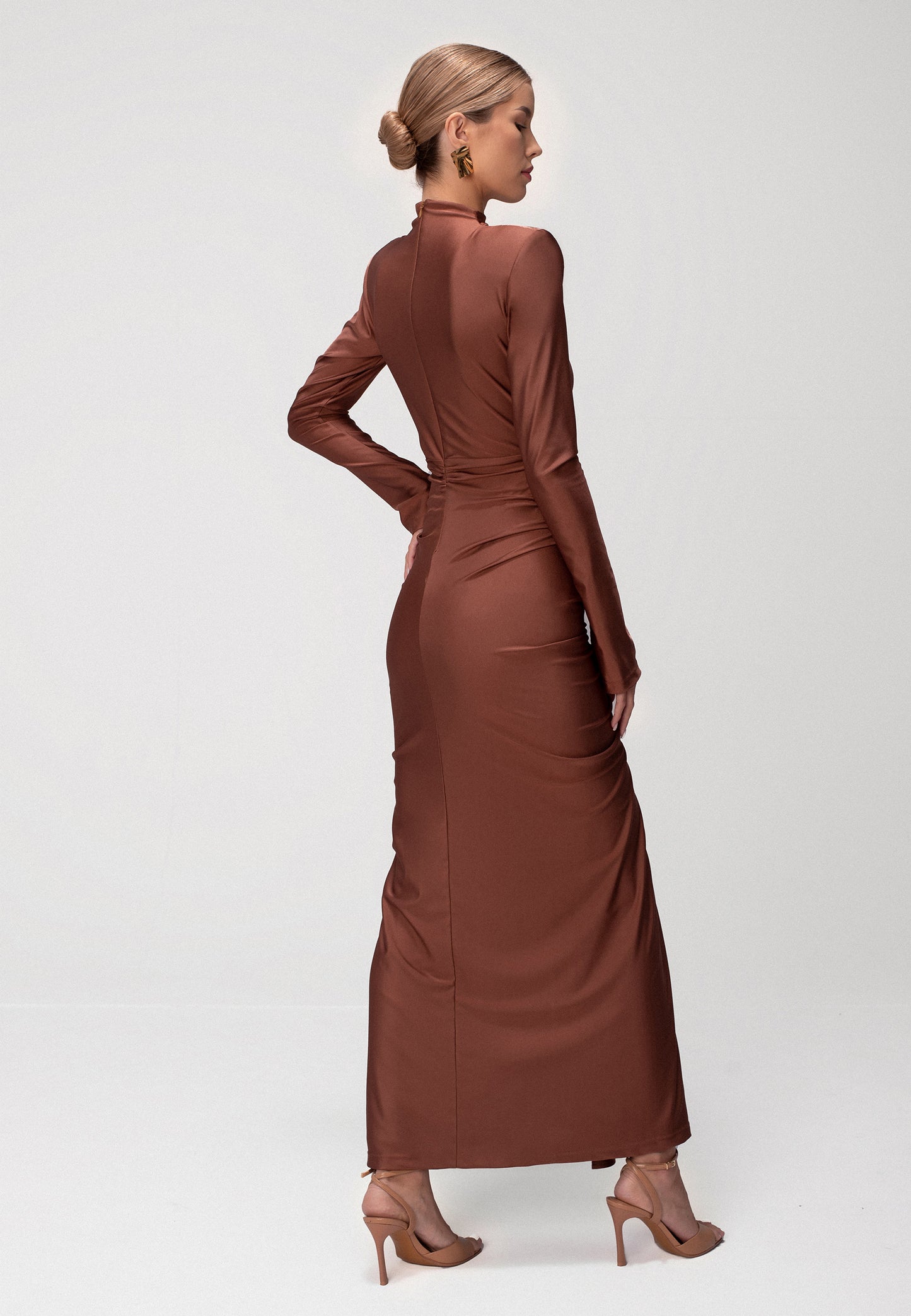 ALISE DRESS MARSALA