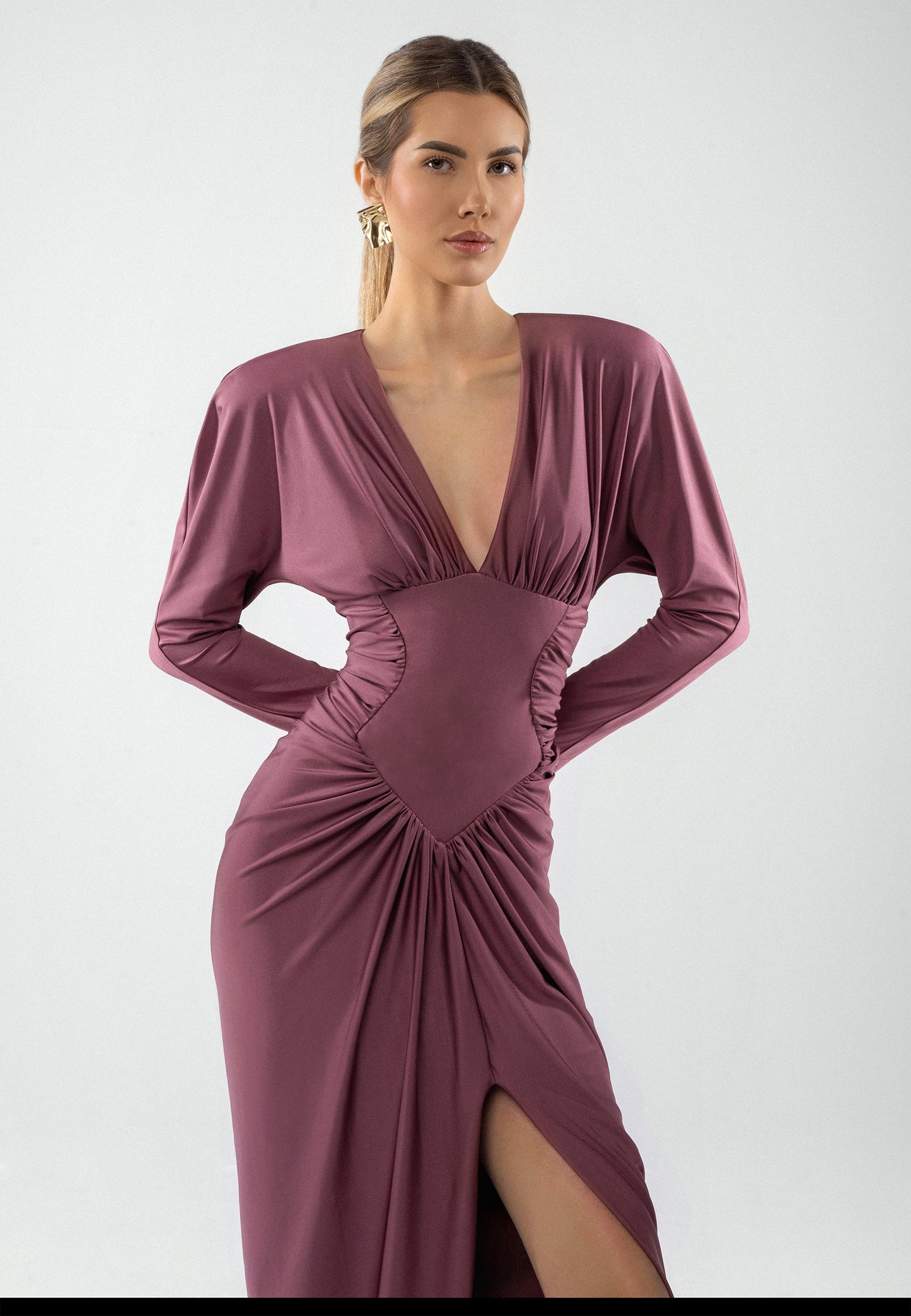 ICON DRESS ROSE