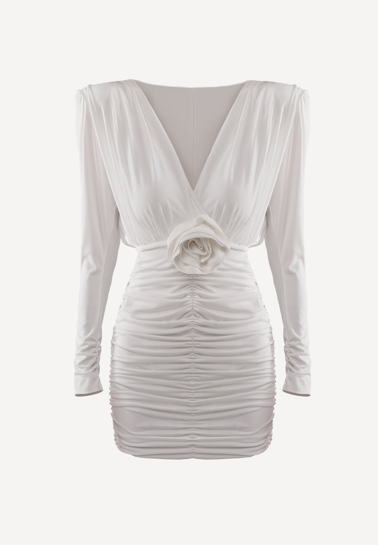 PAD PAD DRESS ECRU MG