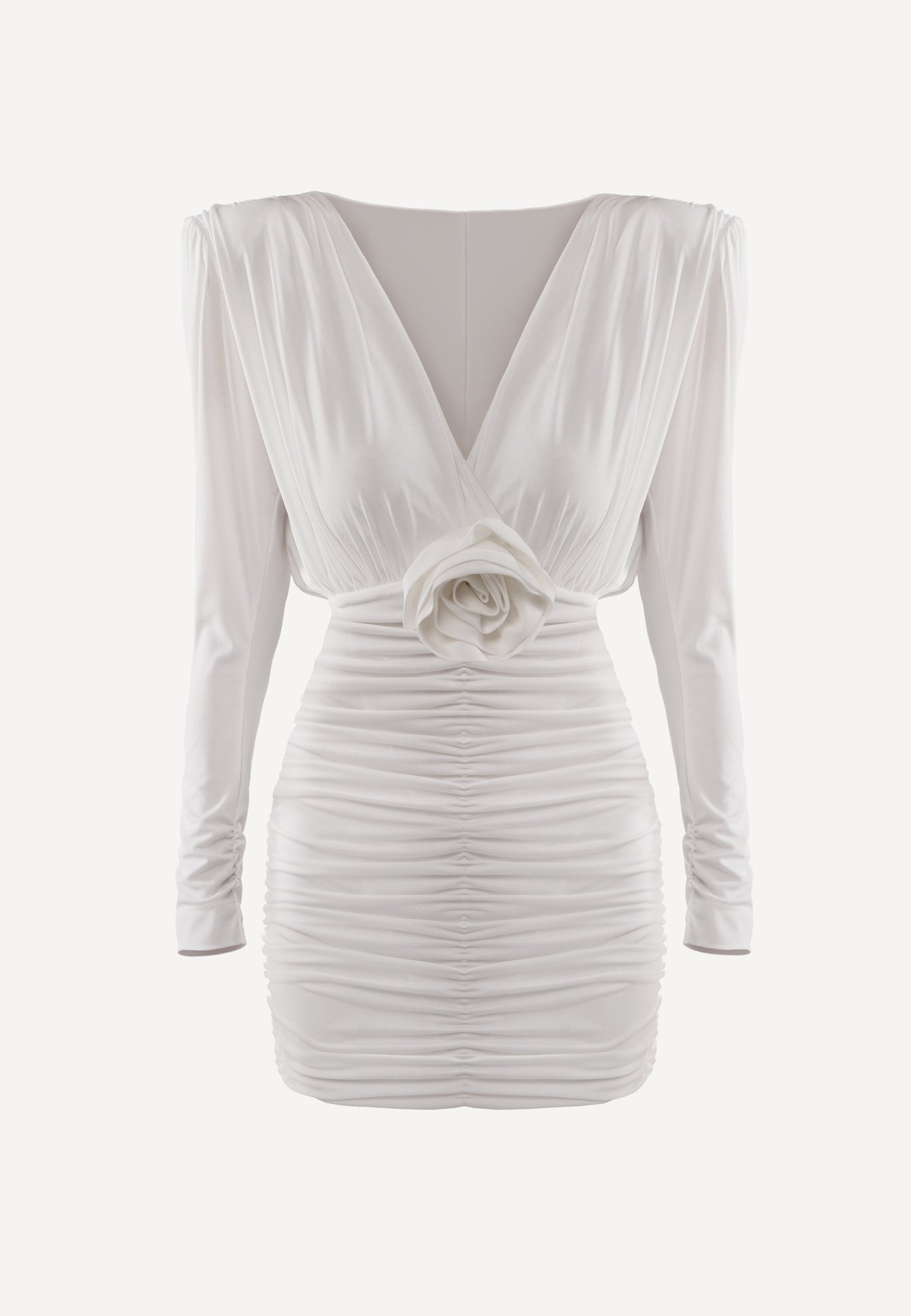 PAD PAD DRESS ECRU MG