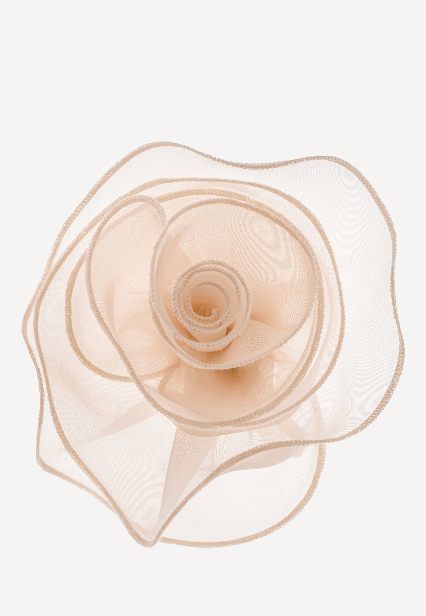 ROSE ORGANZA BROOCH VANILLA