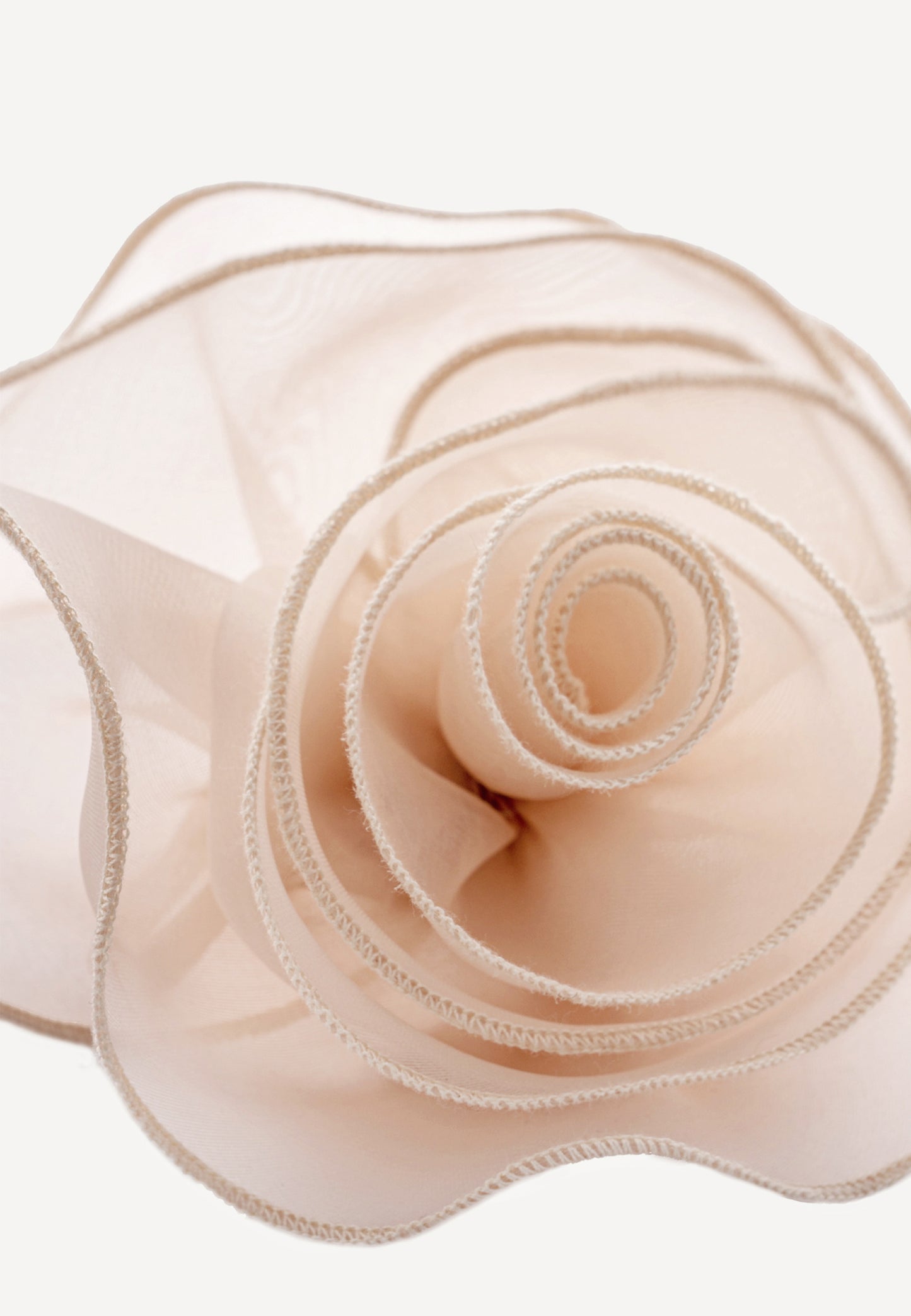 ROSE ORGANZA BROOCH VANILLA