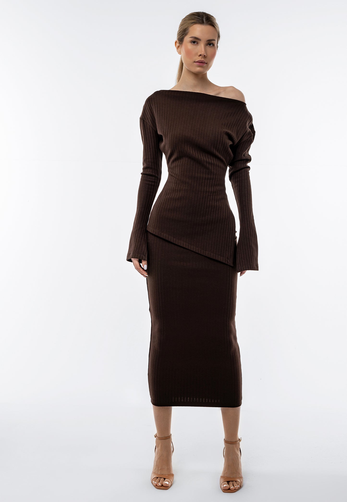 SASHA SKIRT CHOCOLATE